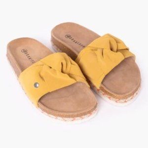 NWB Brakeburn (UK Brand) Knot Front Sandals Size 7